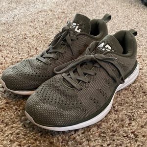 APL TechLoom sneakers in sage color